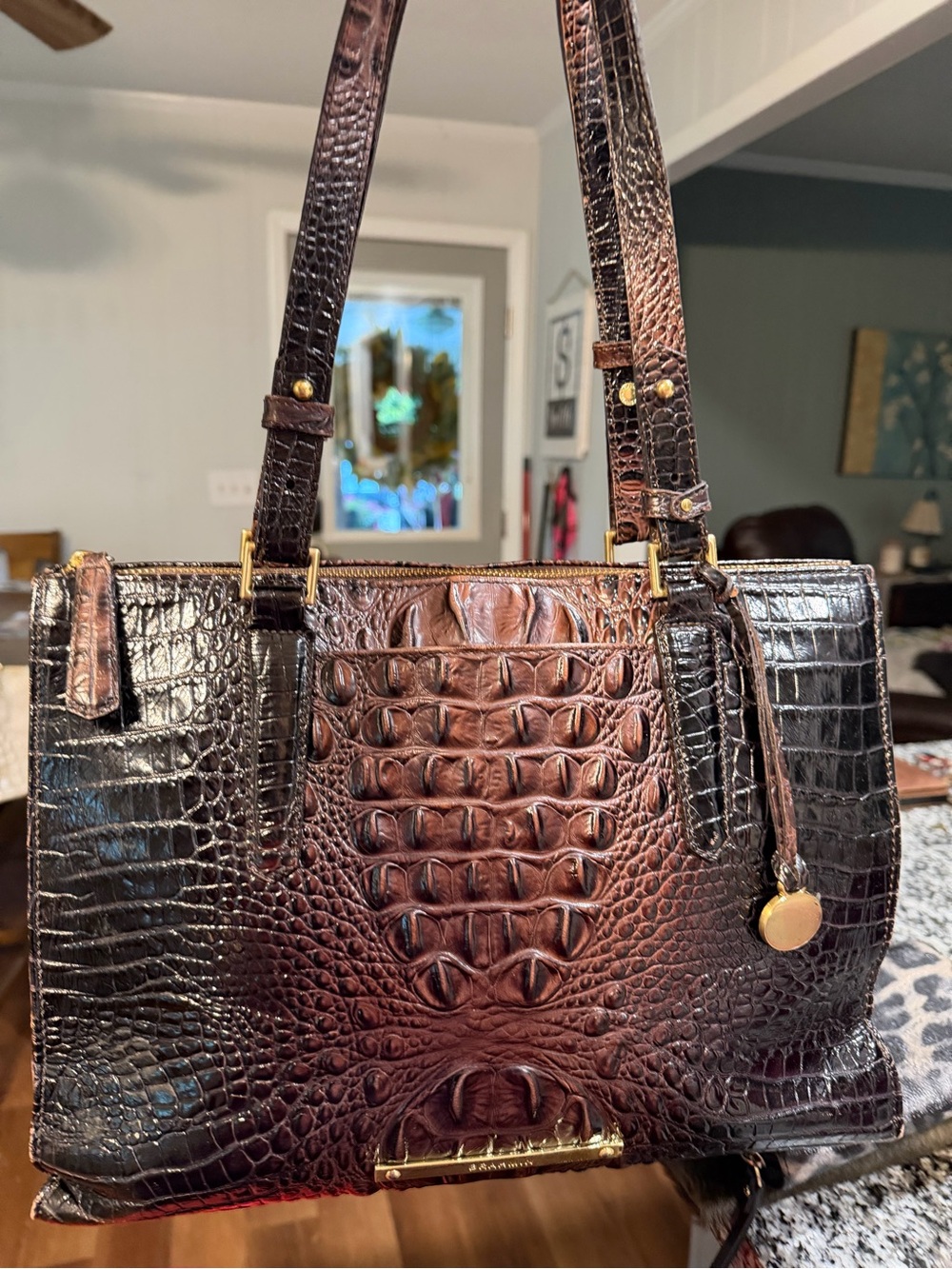 Brahmin leather Tote. Ready for fall!!